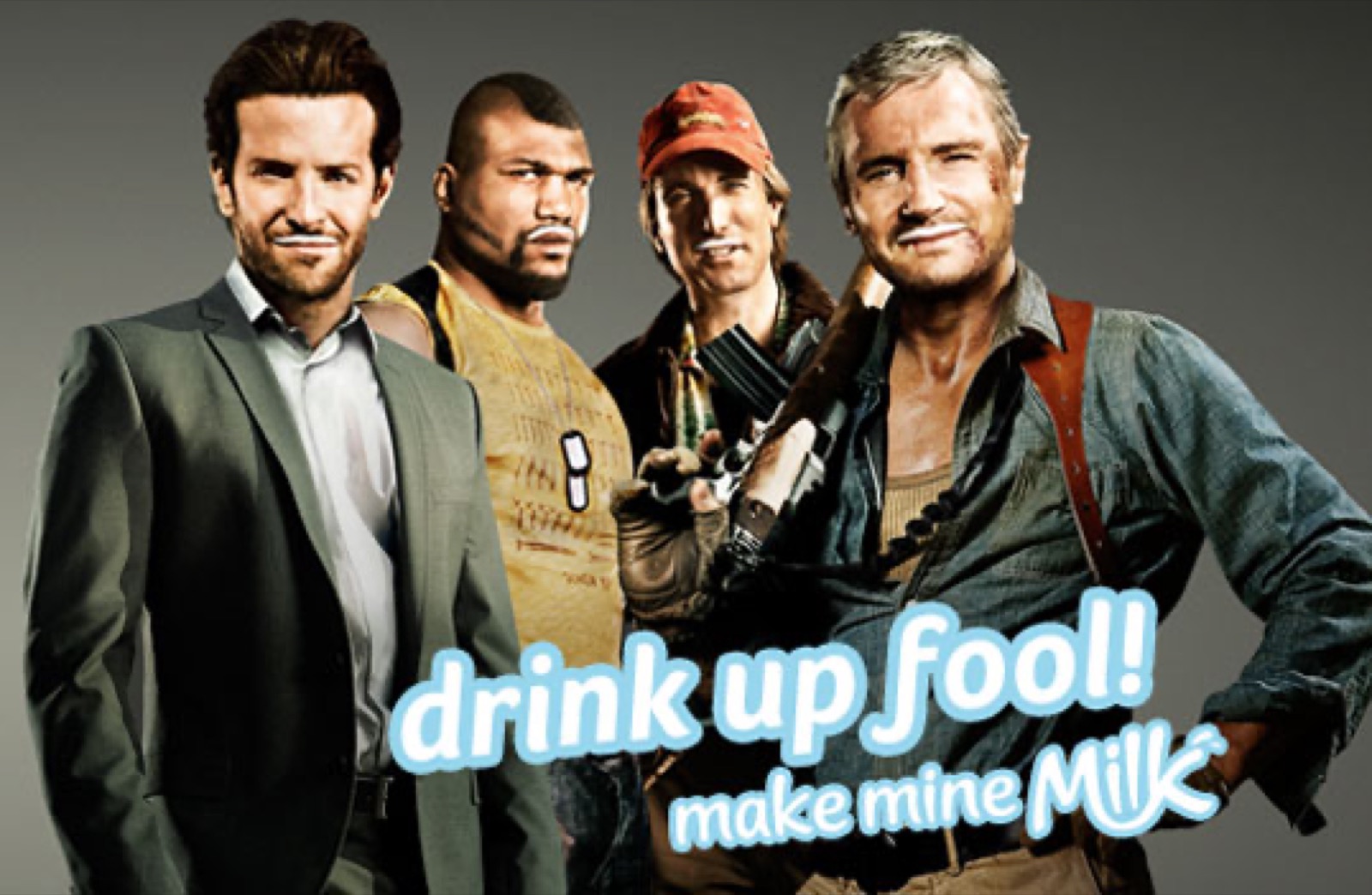 The A-Team cast — Make Mine Milk UK