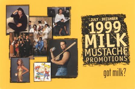 Milk Mustache Promotions Postcard - 1999 July-December (GM)