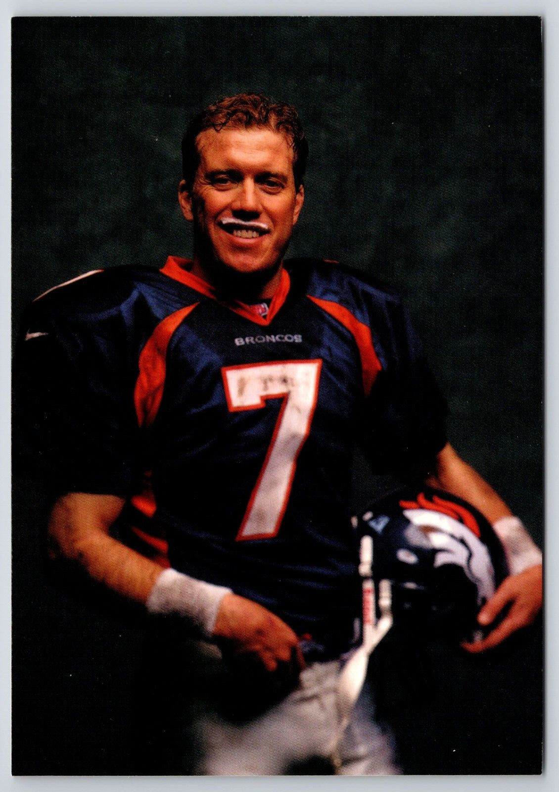John Elway Milk Mustache Promotional Postcard - MWYM 1998