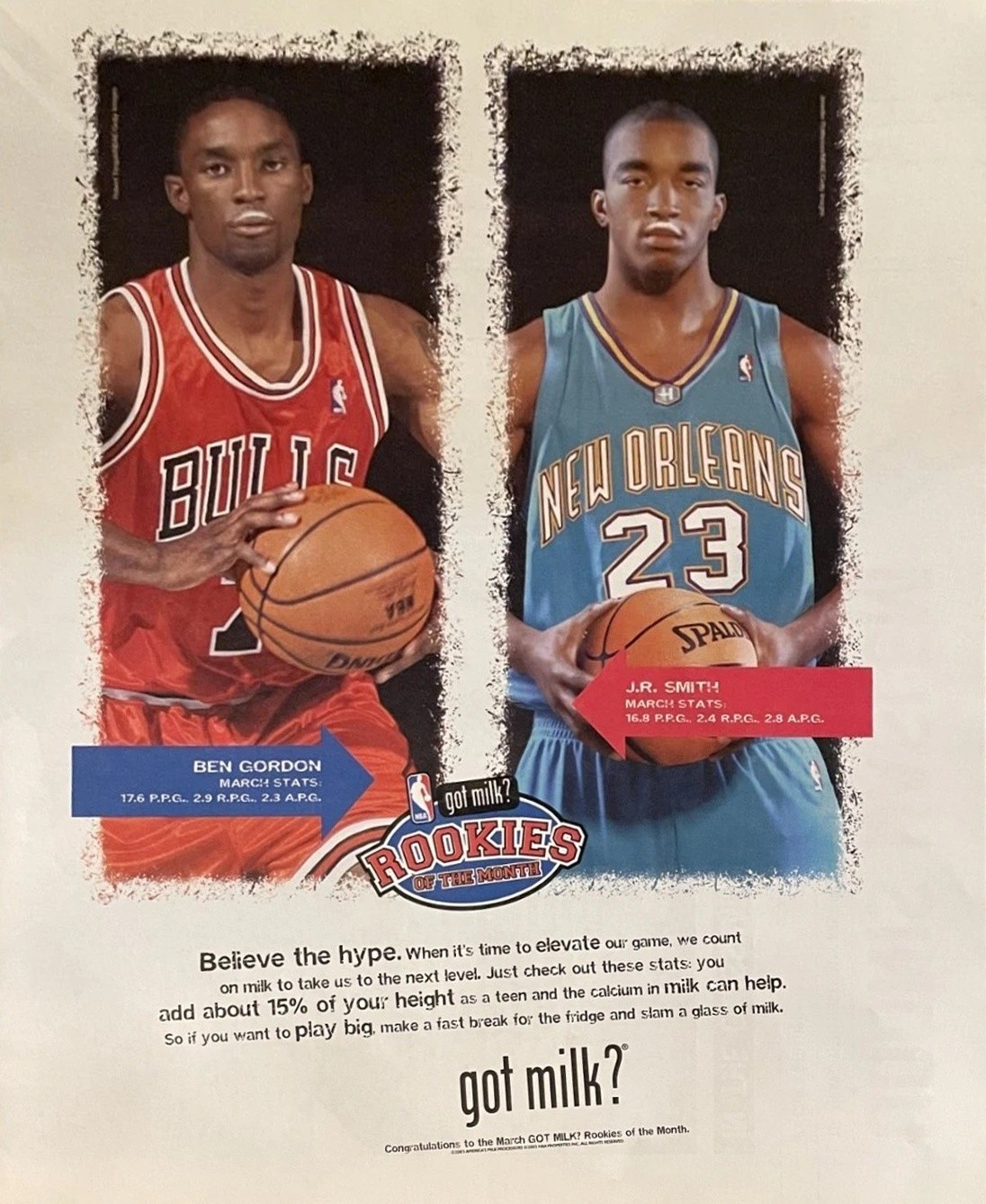 2005 Rookie of the Month - Ben Gordon & J.R. Smith — March 2005 Rookies