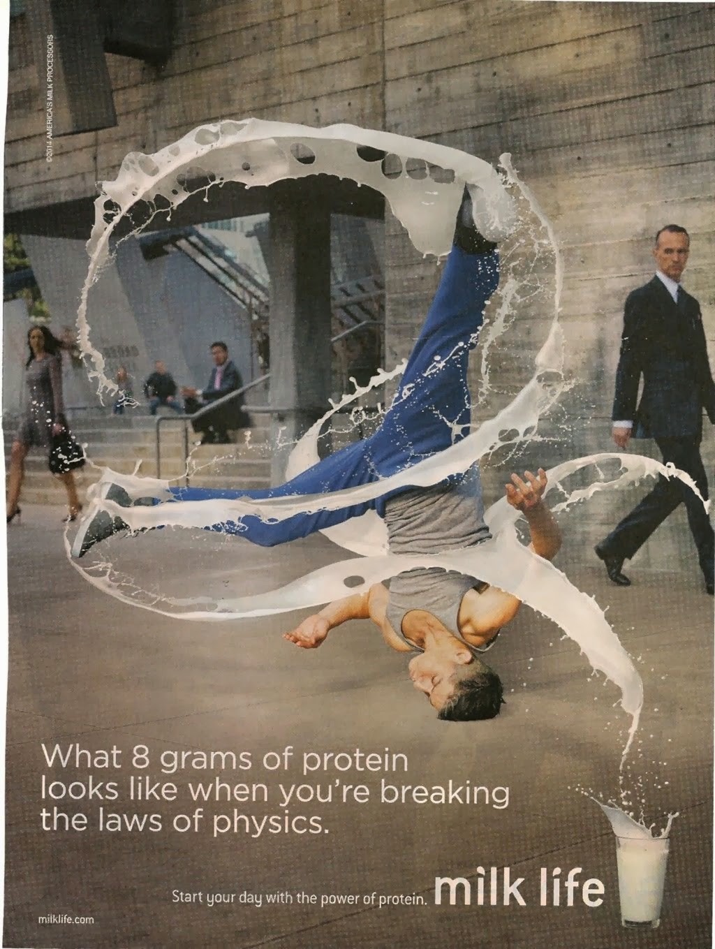 Milk Life — the first three ads (debut set) — Milk Life debut ad #2 — People, March 10 2014