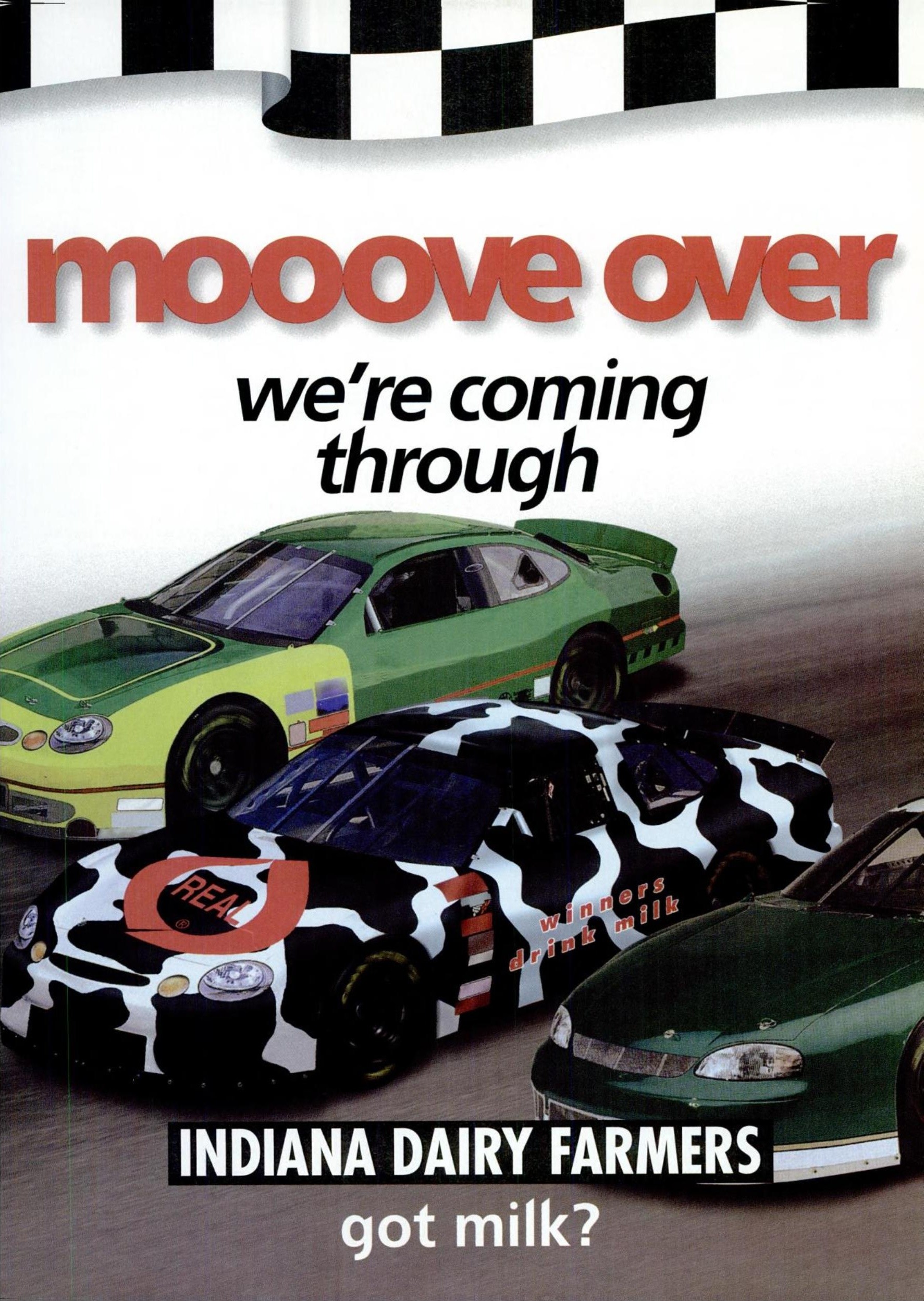 Indiana Dairy Farmers — “mooove over, we're coming through”