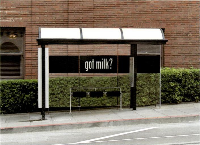 got milk? cookie-scented bus shelter — San Francisco (California Milk Processor Board)