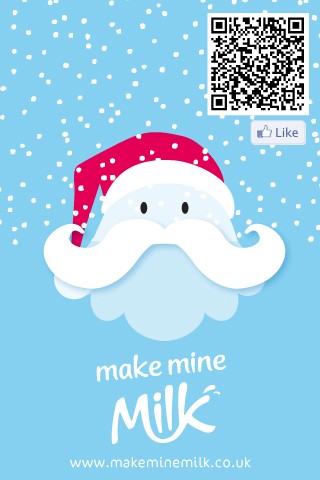 Make Mine Milk — Christmas 2010 wallpapers (cow, Santa, snowman, reindeer)