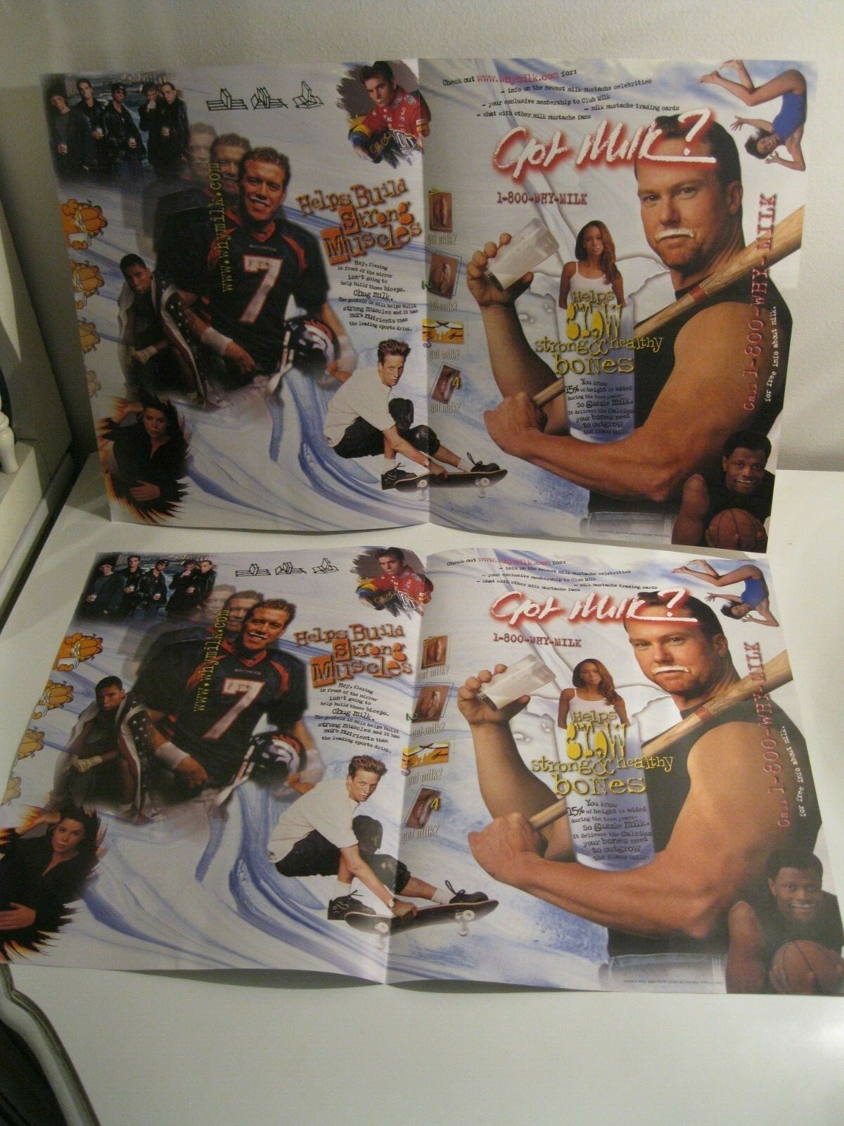 Other side — Elway, Stone Cold Steve Austin, Tony Hawk