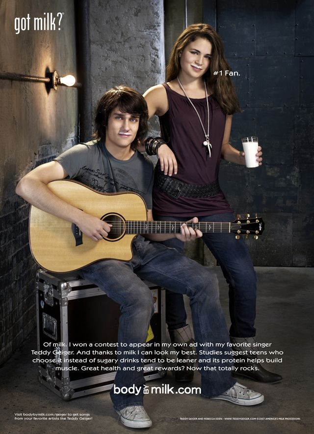 Teddy Geiger & Rebecca Eden — “#1 Fan.” contest winner ad