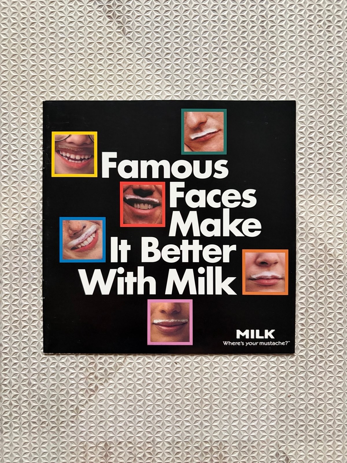 “Famous Faces Make It Better With Milk” recipe booklet