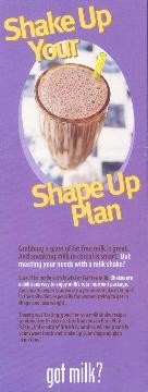 “Shake Up Your Shape Up Plan” brochure