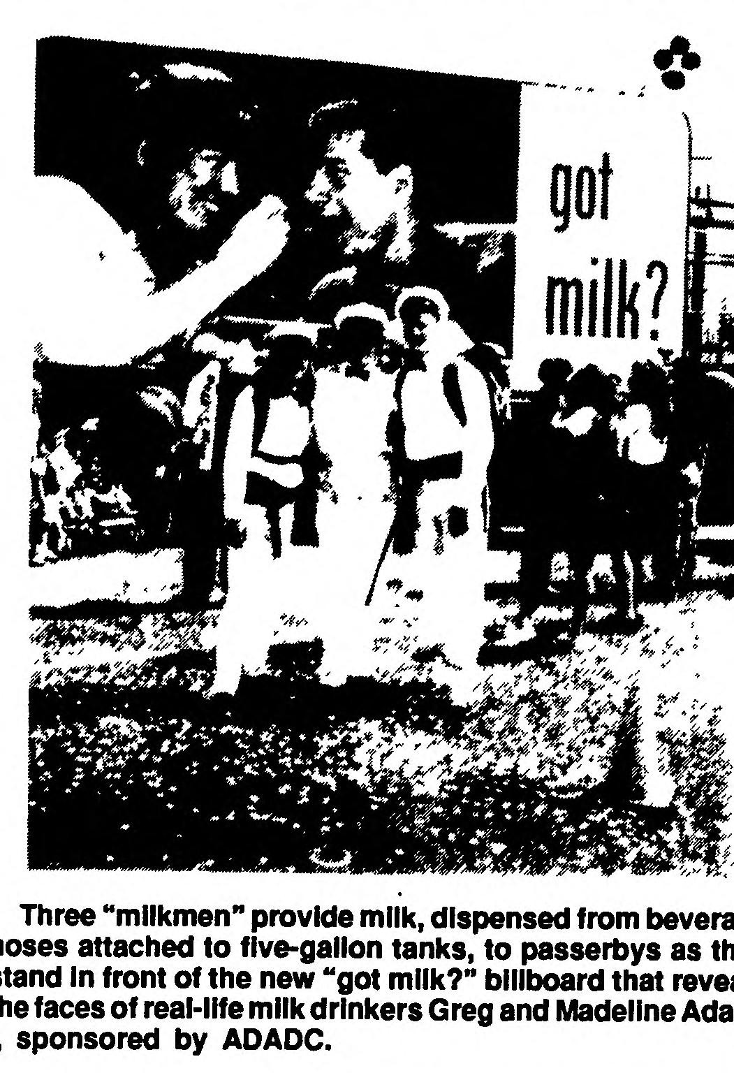 ADADC “got milk?” billboard with Greg and Madeline Adami (news photo)