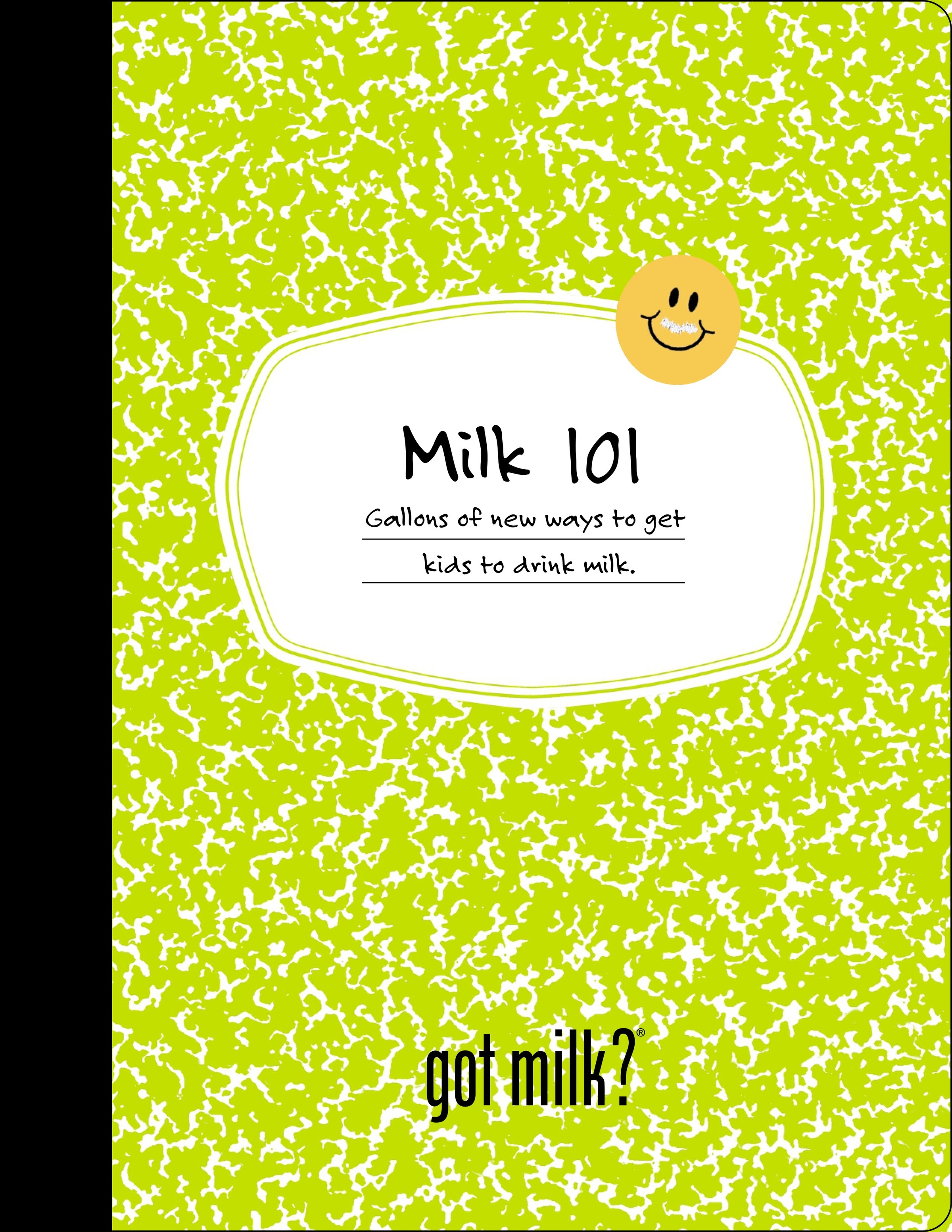 “Milk 101” school brochure and “It’s the Law” insert