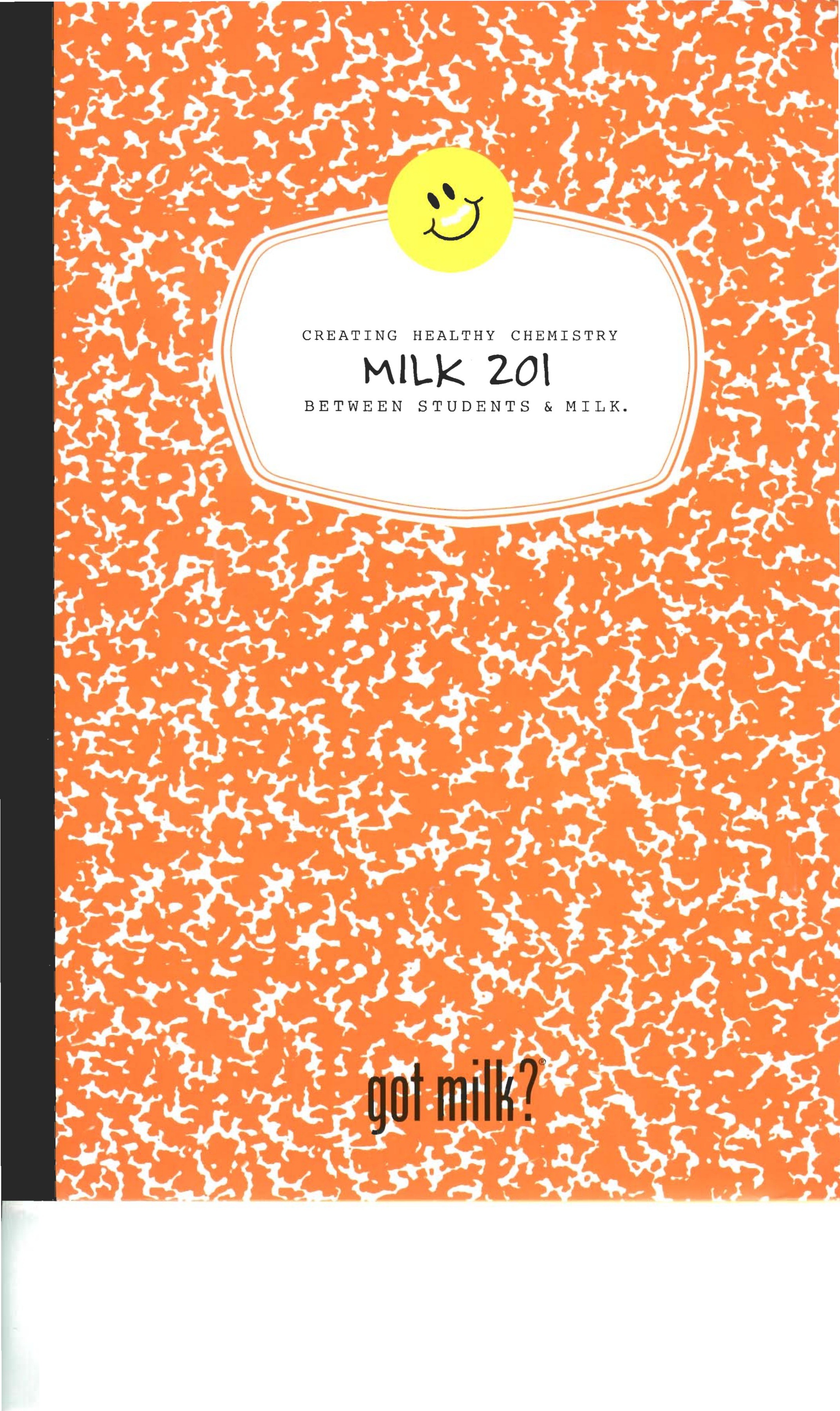 “Milk 201” school folder