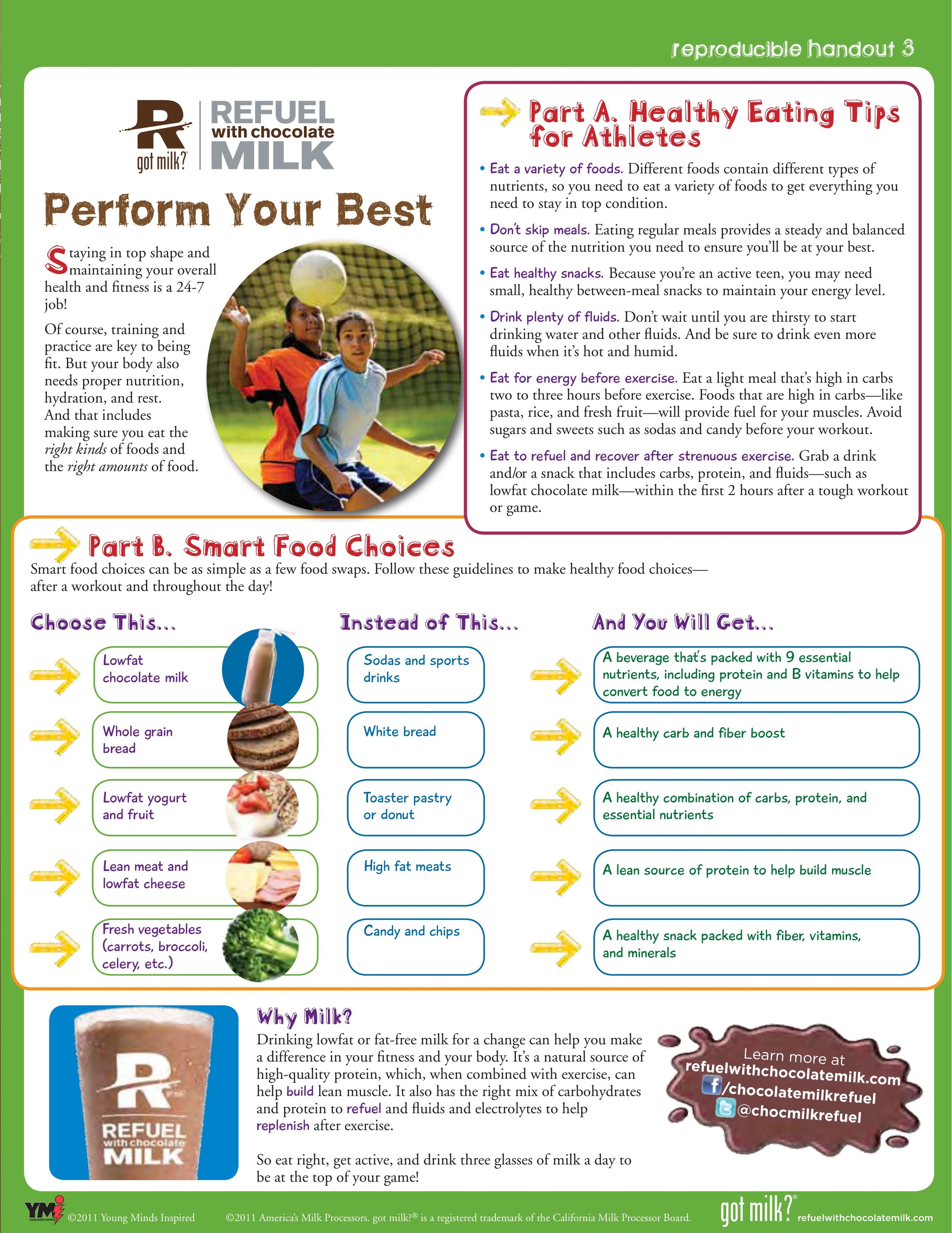 Athlete handouts, page 3