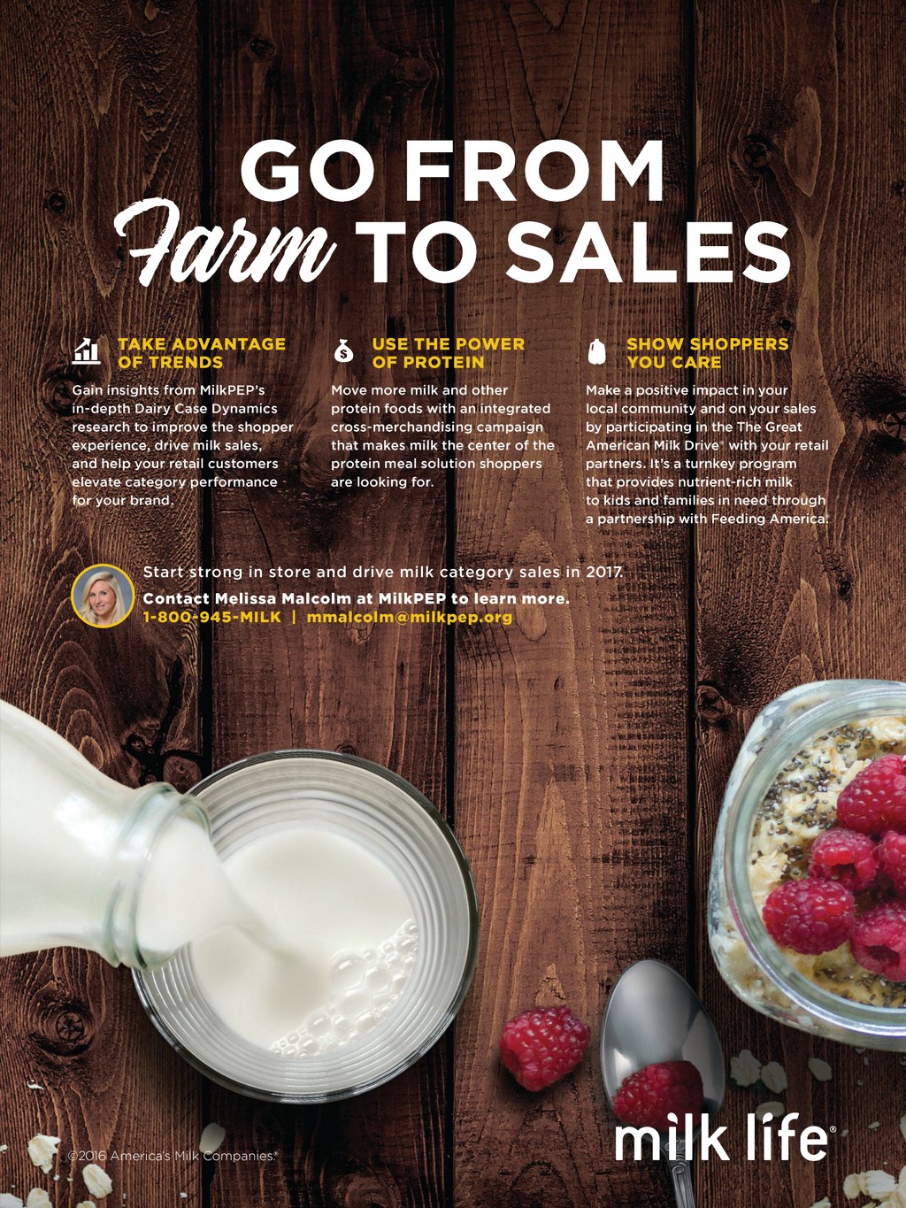 “Go from Farm to Sales” — trade ad