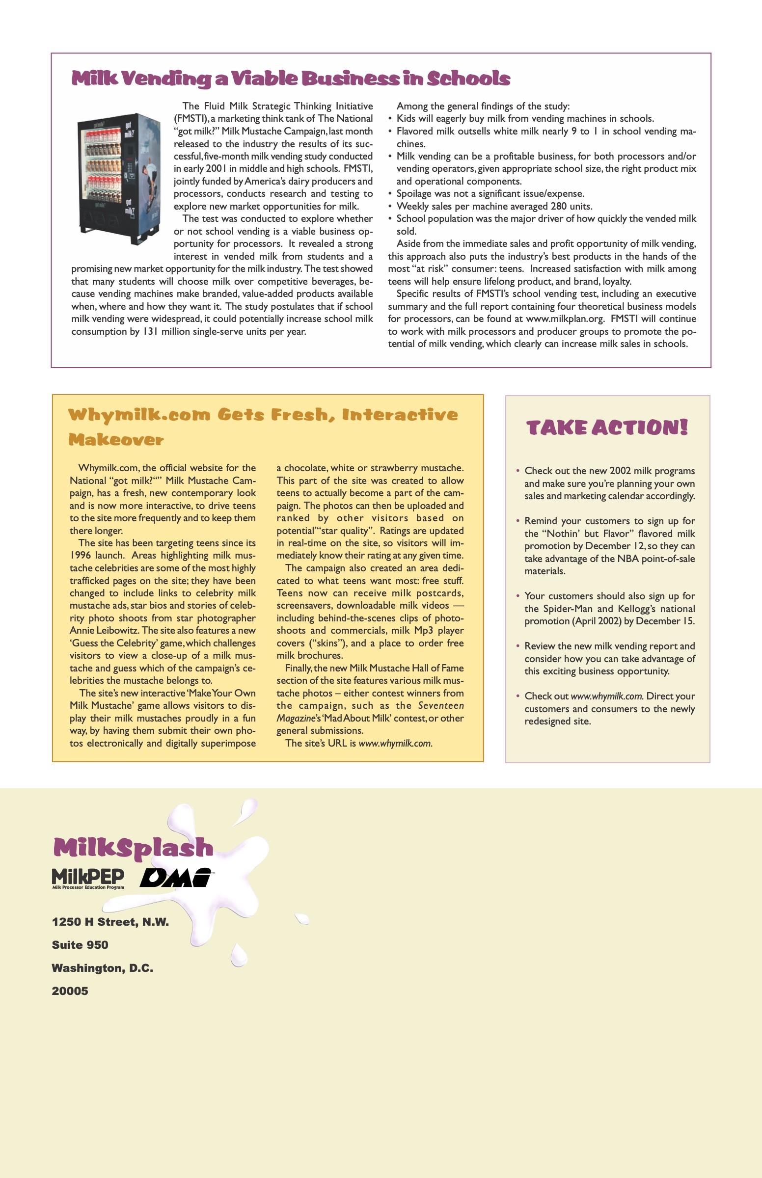 MilkSplash, October 2001, p. 4