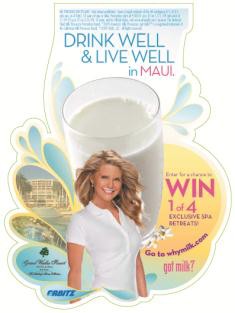 Drink Well, Live Well: Cling (Christie Brinkley, “in Maui”)