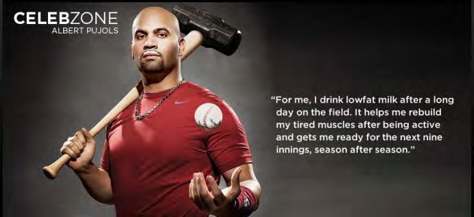 Body By Milk Celebzone Banners: Albert Pujols