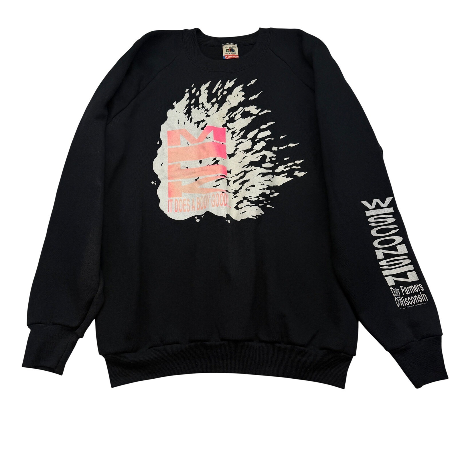 “MILK IT DOES A BODY GOOD!” Wisconsin sweatshirt — Dairy Farmers of Wisconsin