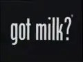 Closing card: “got milk?” (120 px storyboard frame)