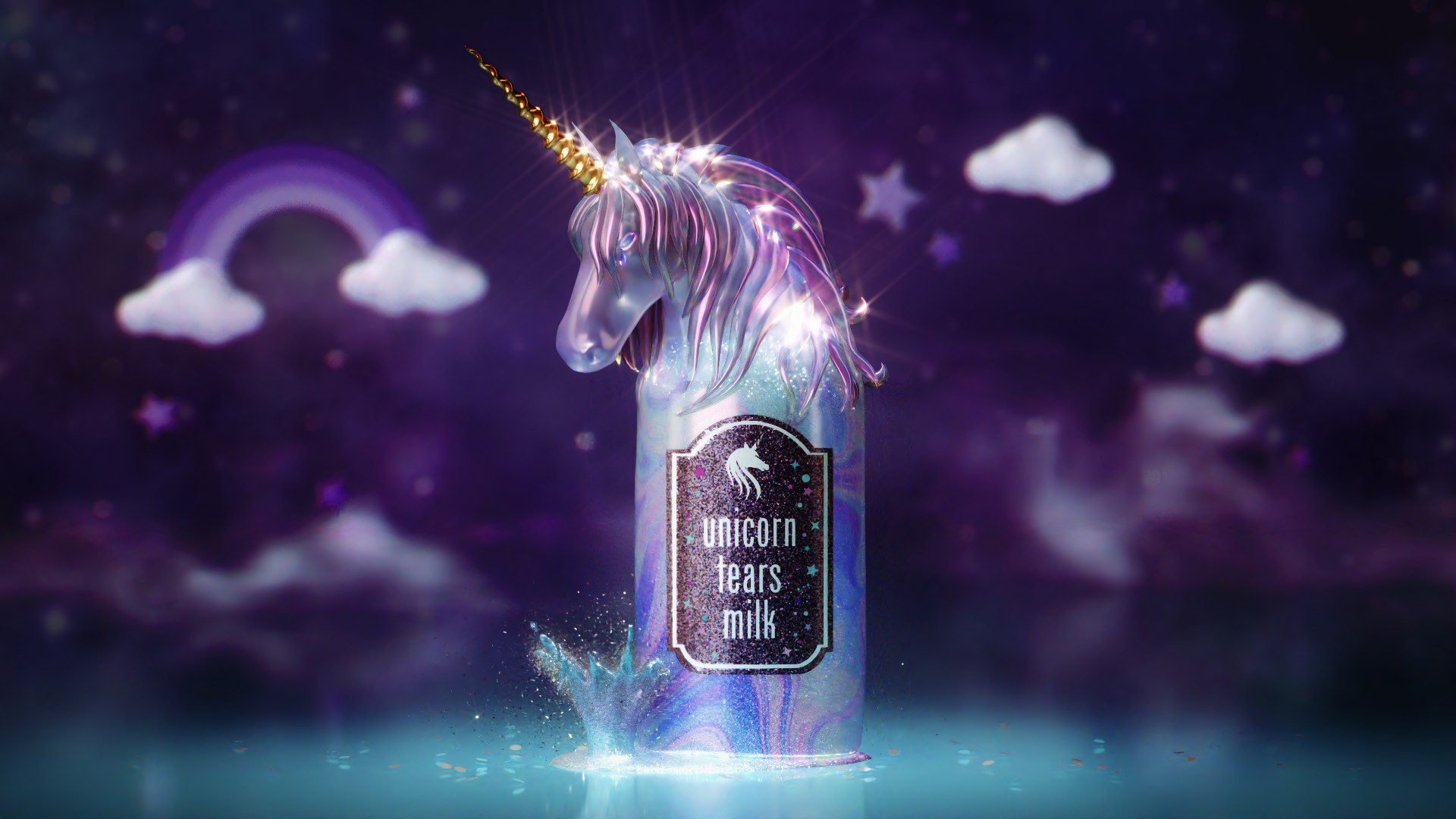 “unicorn tears milk”