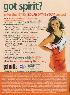 Got Spirit? Got Milk? Squad of the Year Contest