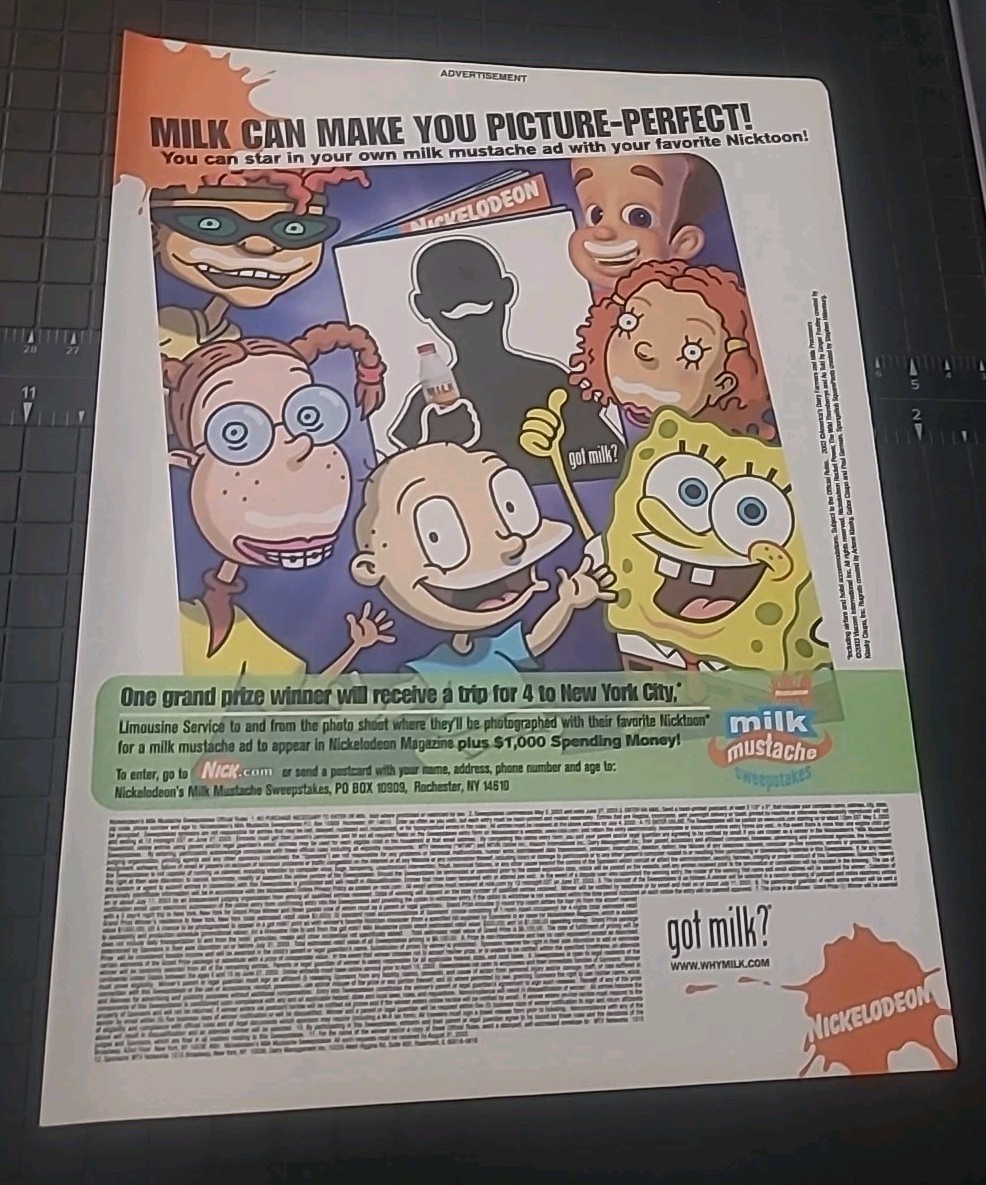 Nickelodeon Milk Mustache Sweepstakes - Milk Can Make You Picture-Perfect!