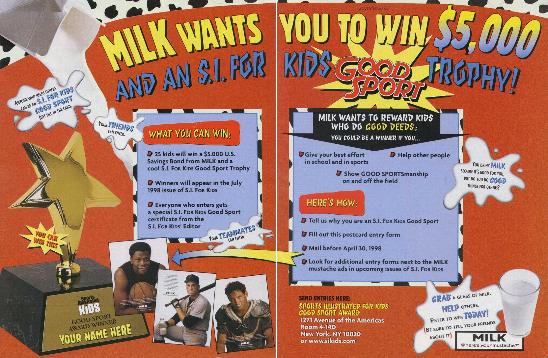 SI for Kids Good Sports Award Contest - two-page