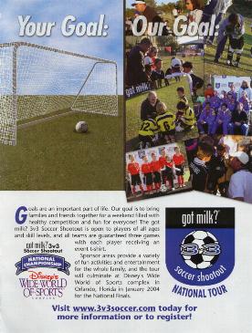 3v3 Got Milk? Soccer Shootout - Your Goal / Our Goal