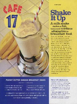 CAFE17 - Shake It Up / Peanut Butter Banana Breakfast Shake