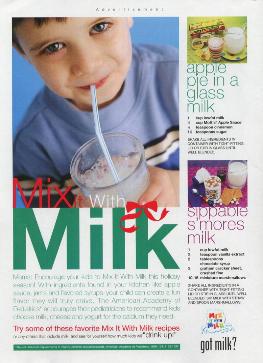 Mix It With Milk Holiday Ad