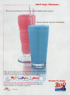 Mix It With Milk N' Jell-O - Magic Milkshakes scholarship reminder