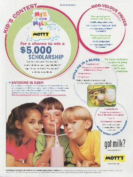 Mix It With Milk N' MOTT'S
