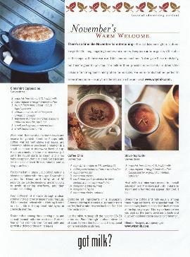 November's Warm Welcome