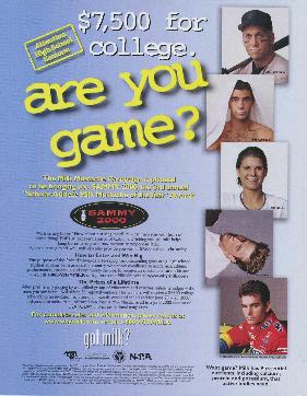 SAMMY Awards 'Are You Game?' Reminder - 2000