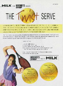 The Twist Serve - Hershey's Syrup and MILK