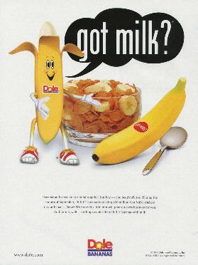 Dole Bananas & Got Milk? Promotion