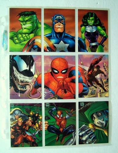Marvel “Got Milk?” Super Heroes Milk Mustache Trading Cards — complete 1999 set