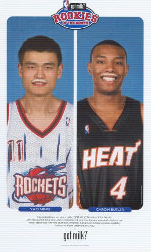 2003 Rookie of the Month - Yao Ming & Caron Butler