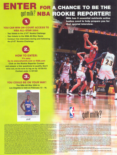 Got Milk? Rookie Reporter Contest