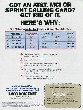 Got an AT&T, MCI or Sprint Calling Card?