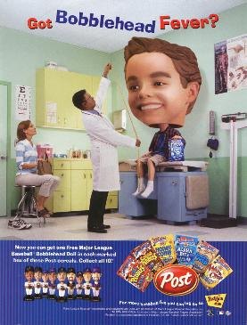 Got Bobblehead Fever? (Post Cereals)
