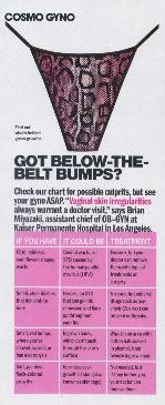 GOT BELOW-THE-BELT BUMPS? — Cosmopolitan