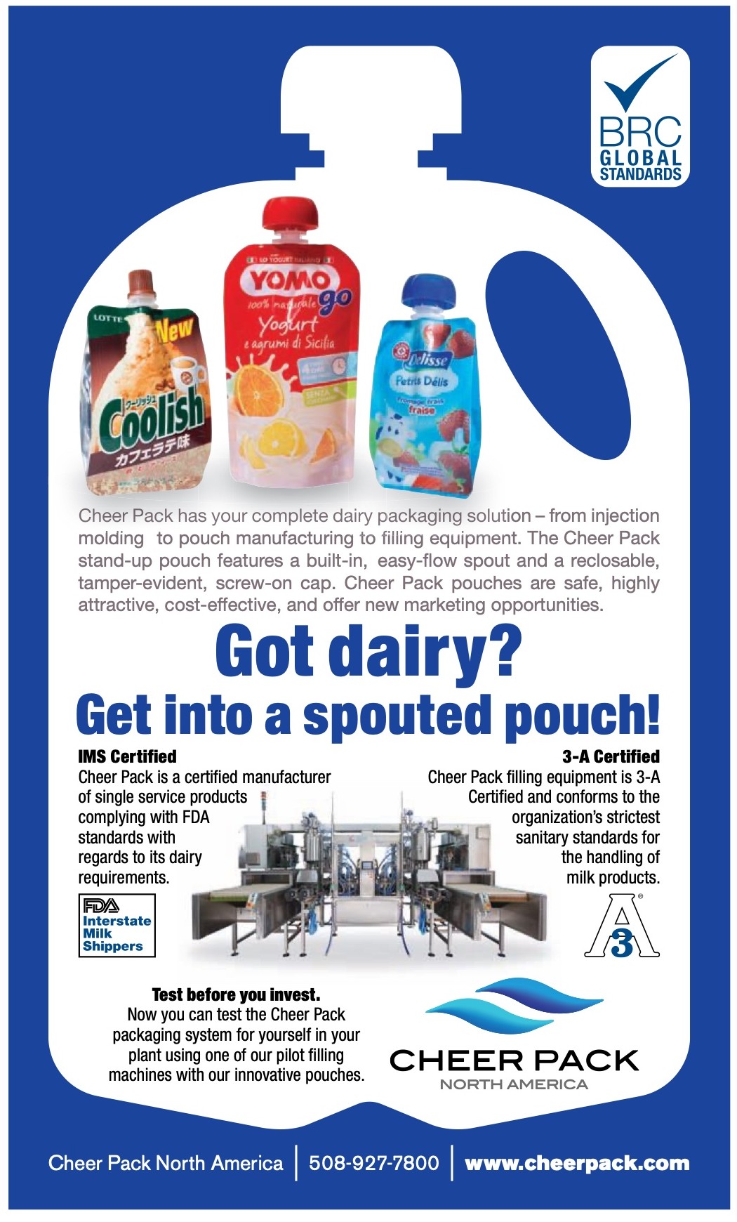Got dairy? Get into a spouted pouch! — Cheer Pack North America