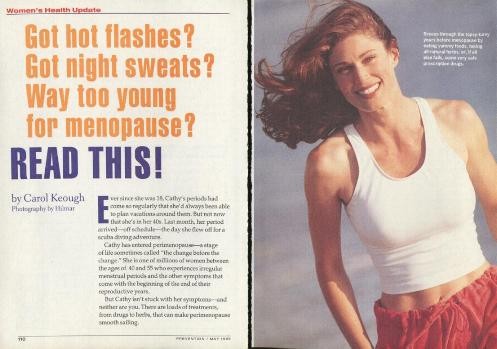 Got hot flashes? Got night sweats? Way too young for menopause? READ THIS! — Prevention