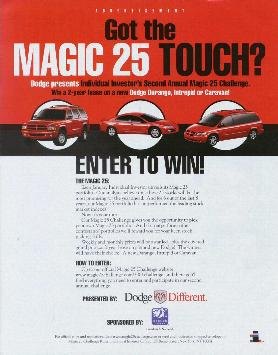 Got the Magic 25 Touch? (Individual Investor car contest)