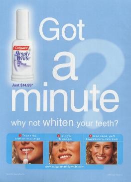 Got a minute? — Colgate Simply White