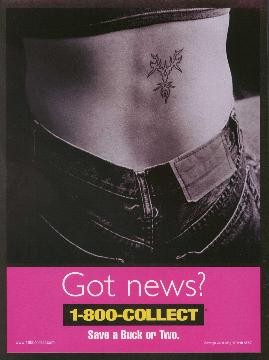 Got news? — 1-800-COLLECT