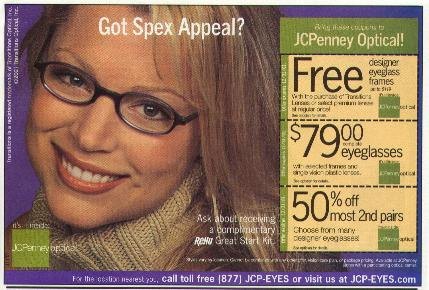 Got Spex Appeal? (JC Penney Optical)