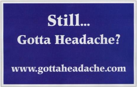 Gotta Headache? (www.gottaheadache.com) — version 2