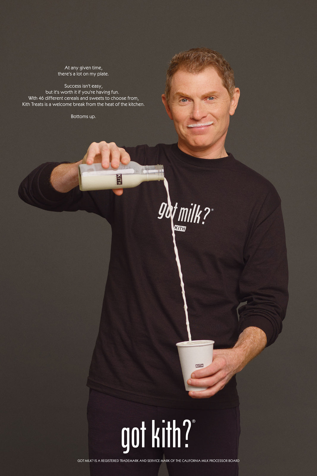 Bobby Flay — KITH Treats got milk?