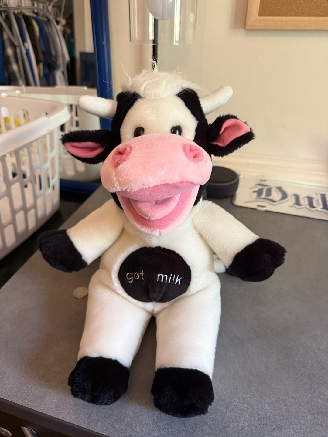 Anico International got milk? Holstein Cow Hand Puppet